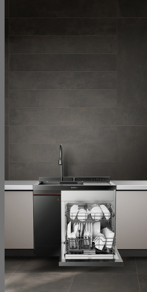 洗碗機(jī)集成水槽